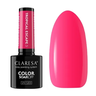 Claresa Soak Off lakier hybrydowy Tropical Escape 3 5 g