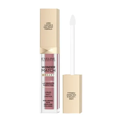 Eveline Cosmetics Wonder Match matowa pomadka w płynie 04 A Mallow Flower 6,8 ml