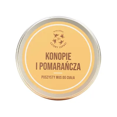 MYDLARNIA CZTERY SZPAKI MUS KONOPIE I POMARAŃCZA 150ML