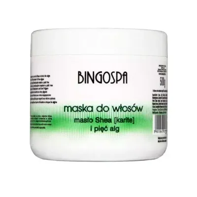 BingoSpa maska do włosów Masło Shea i Algi 500 g