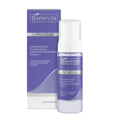 Bielenda Professional Supremelab Clean Comfort kremowa pianka do mycia twarzy 150 ml