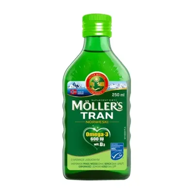 MOLLER’S TRAN NORWESKI SUPLEMENT DIETY JABŁKOWY 250ML
