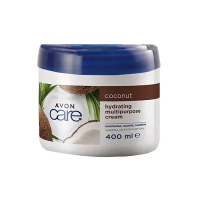 Avon Care uniwersalny krem do twarzy, rąk i całego ciała z olejkiem kokosowym 400 ml