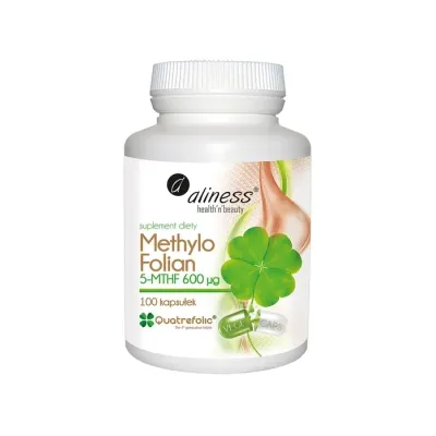 Aliness suplement diety Methylo Folian 5-MTHF 600 μg 100 kapsułek