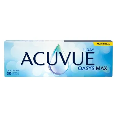 ACUVUE® OASYS MAX 1-Day MULTIFOCAL soczewki kontaktowe 30 sztuk 8.4/+0.25/M