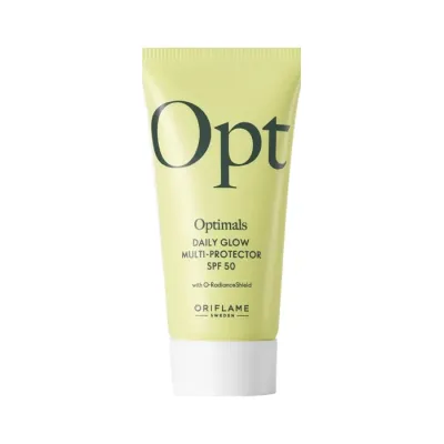 Oriflame Opt Optimals Daily Glow Multi-Protector rozświetlający krem do twarzy SPF50 30ml