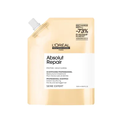 L'Oréal Professionnel Serie Expert Absolut Repair odbudowujący szampon do włosów zniszczonych refill 500 ml