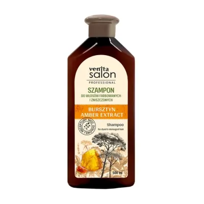 Venita Salon Professional szampon do włosów farbowanych i zniszczonych Bursztyn 500ml