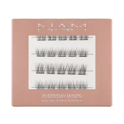 NAM Everyday Wisps kępki do rzęs 10 i 12 mm Black 24 sztuk