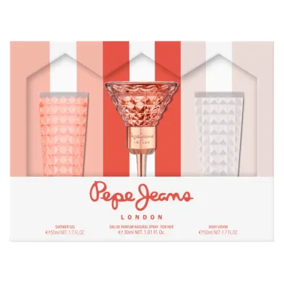 Pepe Jeans For Her woda perfumowana spray 30ml + żel 50ml + balsam 50ml
