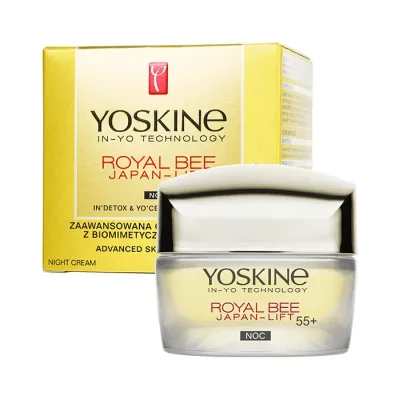 Yoskine Royal Bee Japan-Lift 55+ regenerujący krem do twarzy na noc 50ml