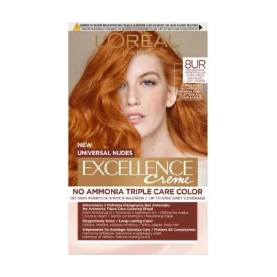 L'Oréal Paris Excellence Créme Universal Nudes trwała farba do włosów bez amoniaku 8UR