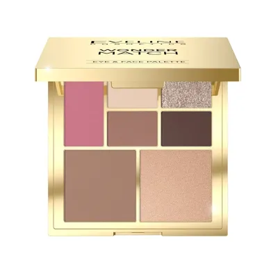 Eveline Cosmetics Wonder Match paleta do makijażu oczu i konturowania twarzy 14 g