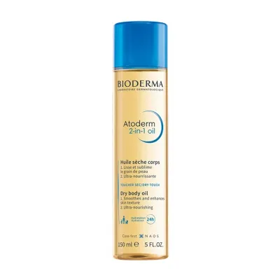 Bioderma Atoderm 2 in 1 suchy olejek do pielęgnacji ciała 150 ml