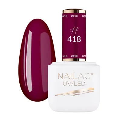 NaiLac lakier hybrydowy #418 7ml