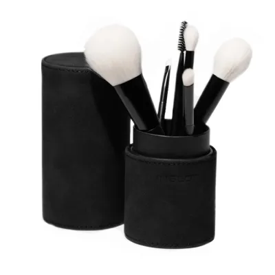 Inglot Brush Tube zestaw pędzli do makijażu w tubie Czarny