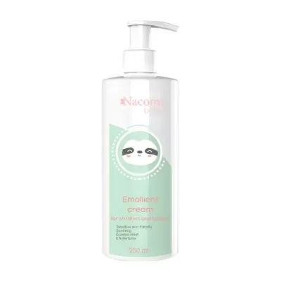 Nacomi Baby Emollient Cream emulsja natłuszczająca i nawilżająca dla dzieci z AZS 250 ml