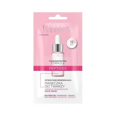 Eveline Cosmetics Concentrated Formula Peptides intensywnie regenerująca maseczka do twarzy 8 ml