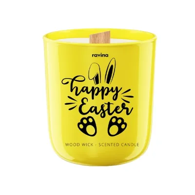 Ravina Happy Easter sojowa świeca zapachowa Tulipan 175g