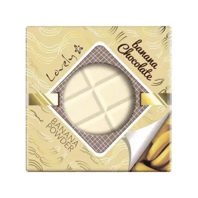 Lovely Banana Chocolate puder do twarzy z ekstraktem z nasion kakao 9 g