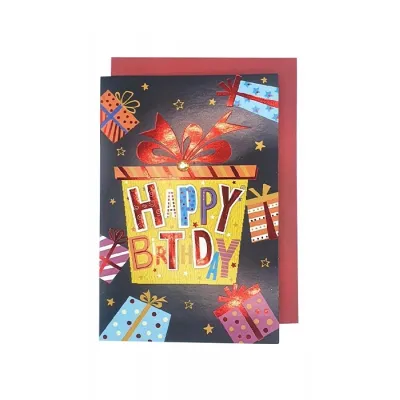 Incood składana kartka okolicznościowa 3D Happy Birthday