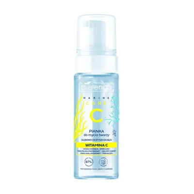 Bielenda C Marine Care głęboko oczyszczająca pianka do mycia twarzy z witaminą C 150 ml