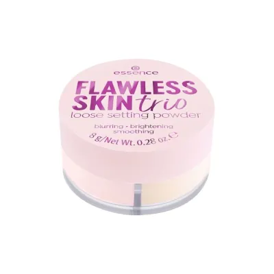 Essence Flawless Skin Trio Loose Setting Powder sypki puder do twarzy 8g