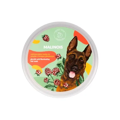 Hairy Tale Cosmetics Malinois wygładzająca maska do włosów z kwasem glikolowym 200ml