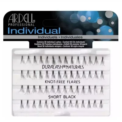Ardell Individual sztuczne rzęsy w kępkach bez węzełków Short Black 56 sztuk