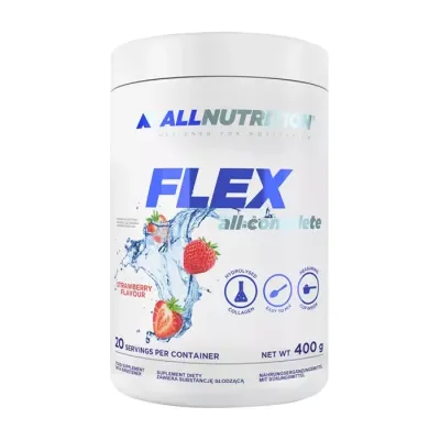 Allnutrition Flex All Complete suplement diety kolagen na stawy Truskawka 400 g