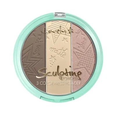 Lovely Sculpting paleta pudrów do konturowania twarzy 1 15 g