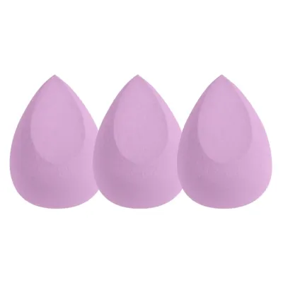 Ibra Makeup Blender Sponge zestaw gąbeczek do makijażu Fioletowe 3szt