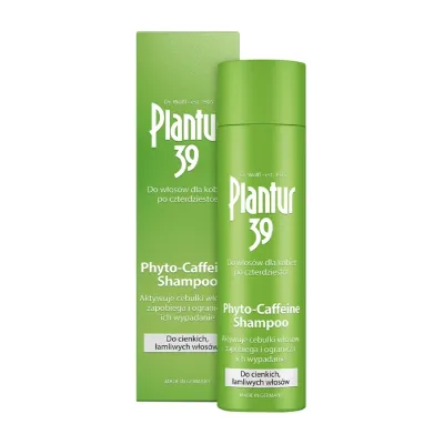 Plantur 39 Phyto-Caffeine szampon do włosów cienkich i łamliwych w okresie menopauzy 250ml