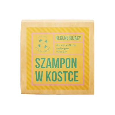 Mydlarnia Cztery Szpaki Eukaliptus Cytrynowy regenerujący szampon w kostce 55g