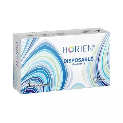 Horien Disposable soczewki kontaktowe 3 szt -3.00