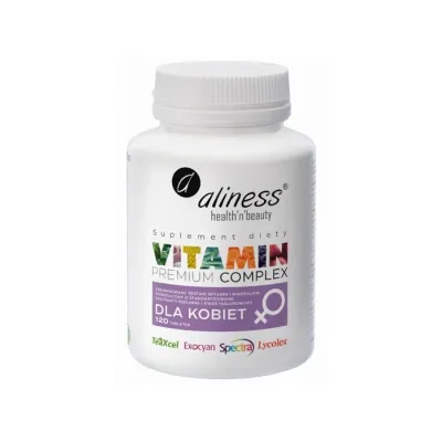 Aliness Premium Vitamin Complex suplement diety dla kobiet 120 tabletek