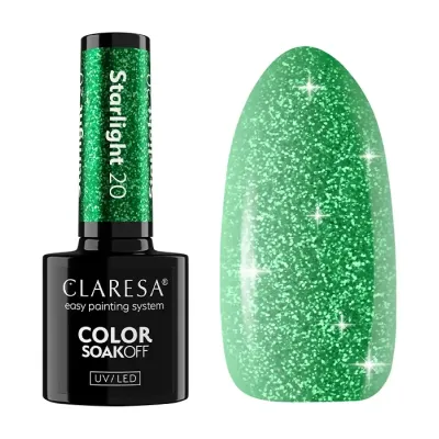 Claresa Soak Off lakier hybrydowy Starlight 20 5 g