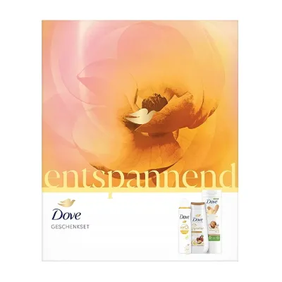 Dove zestaw żel pod prysznic 225 ml + balsam do ciała 400 ml + dezodorant spray 150 ml