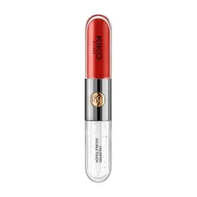 KIKO Milano Unlimited Double Touch dwuetapowa pomadka w płynie 107 Cherry Red 2x3ml