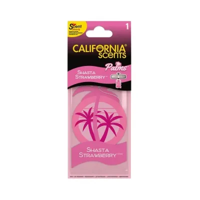 California Scents Palms zapachowa zawieszka do auta Shasta Strawberry