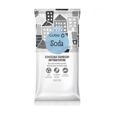 Luba Comfort Soda czyszczące ściereczki do białej ceramiki 24szt