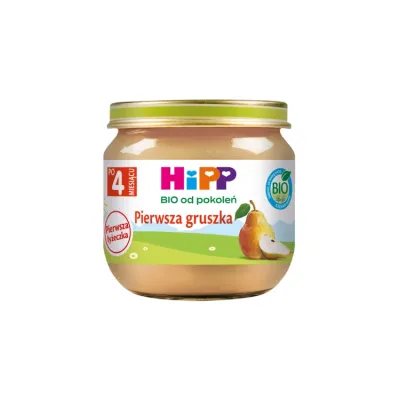 HIPP Bio deserek w słoiczku po 4 miesiącu pierwsza Gruszka 80g
