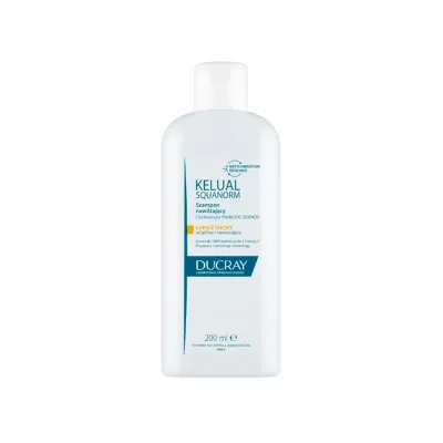 Ducray Squanorm szampon przeciwłupieżowy na łupież suchy 200 ml