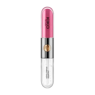 KIKO Milano Unlimited Double Touch dwuetapowa pomadka w płynie 118 Orchid 2x3ml