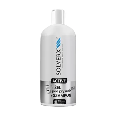 Solverx Active Men żel pod prysznic 2w1 400 ml