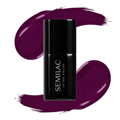 Semilac Allure lakier hybrydowy 083 Burgundy Wine 7 ml
