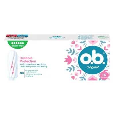 O.B. Original Reliable Protection tampony Super Plus 16szt