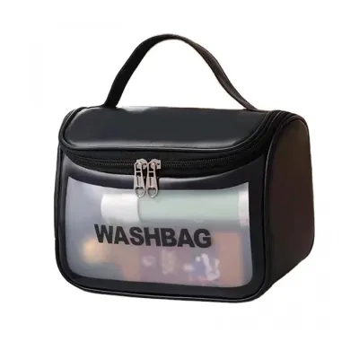 eCarla Washbag kosmetyczka rozkładana czarna KS46CZ