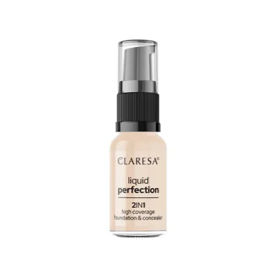 Claresa Liquid Perfection podkład do twarzy 2w1 101,5 Vanilla 18g