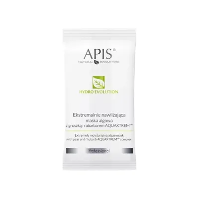 Apis Hydro Evolution nawilżająca maska algowa z gruszką i rabarbarem Aquaxtream 20 g